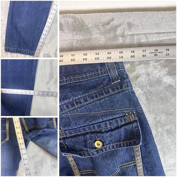 Vintage Southpole Y2K Green Tab Baggy Jeans Men’s 32 Skater Denim - Picture 6 of 6